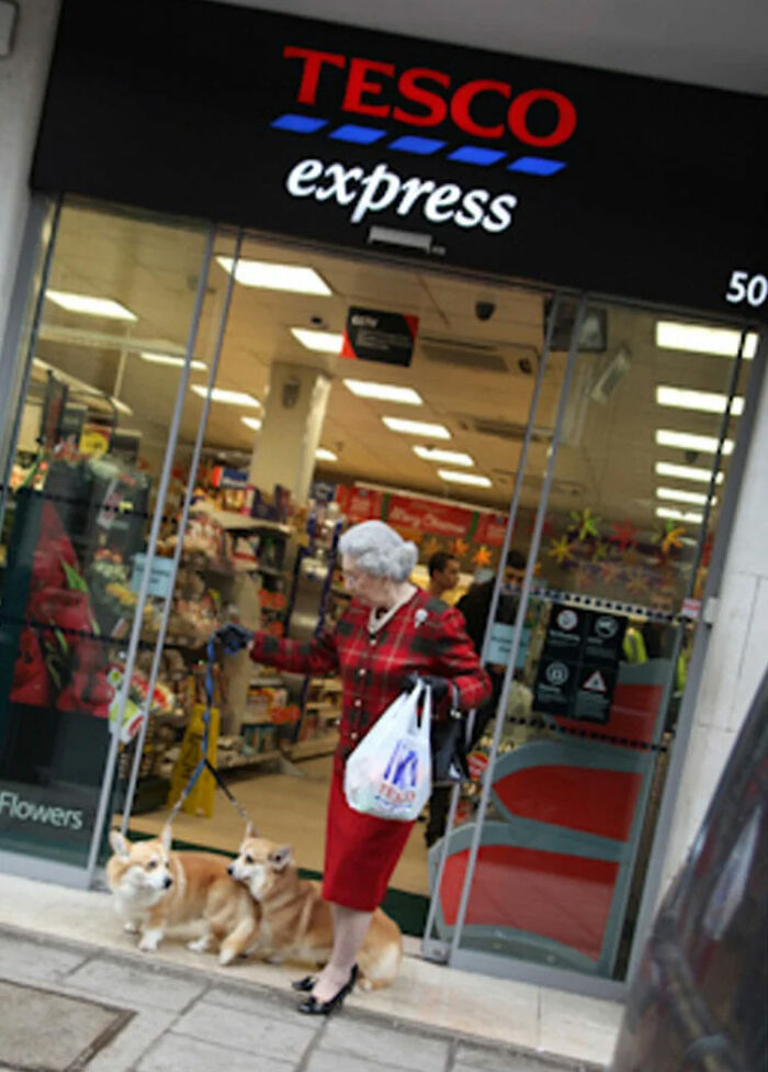The Queen At Tesco