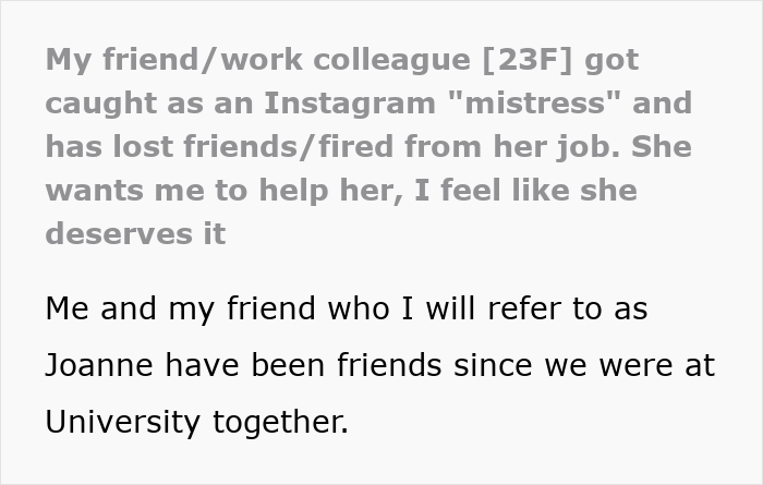 Woman Torn Between Loyalty And Career After Friend Gets Fired Over Controversial Online Work Woman Torn Between Loyalty And Career After Friend Gets Fired Over Controversial Online Work