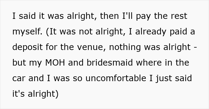 Heartless Family Brands Devastated Bride A Bridezilla After Grandma Revokes Her Gown Fund