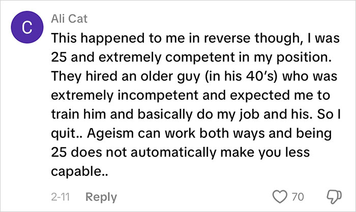 Comment from Ali Cat describing refusal to train incompetent new employee, relating to HR dumbfounded over unpaid training. Comment from Ali Cat describing refusal to train incompetent new employee, relating to HR dumbfounded over unpaid training.