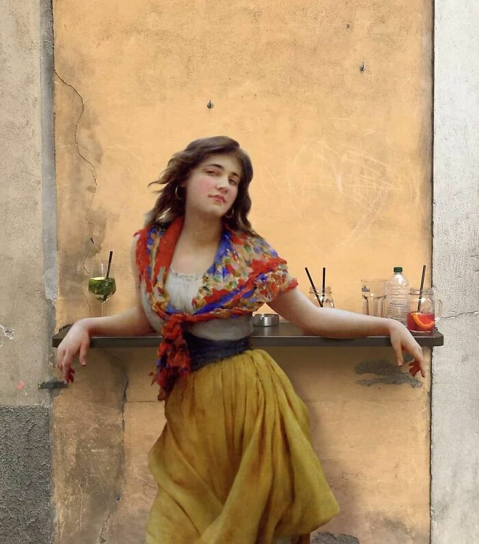 Artist Places People From Classical Paintings Into Modern Reality And They Fit Just Right