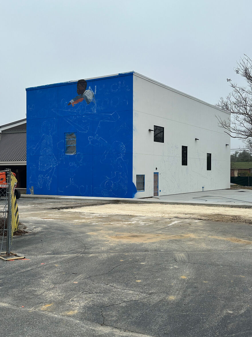 I Created A Giant 3D Optical Illusion Mural In Georgia That Changes Depending On Where You Stand