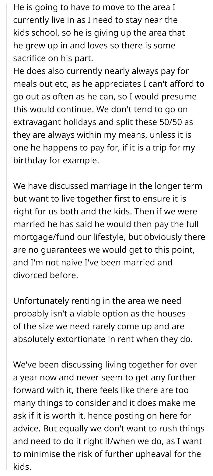 Woman Baffled That Rich Boyfriend Wants To Split Expenses 50/50: "My Partner Earns At Least 3x What I Do"