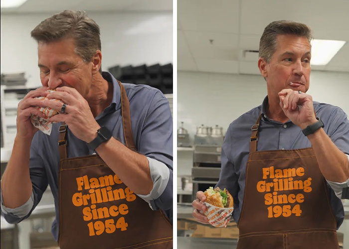 Video Of Burger King Boss Biting Into Whopper Sparks Comparison To McDonald's CEO's Viral Disaster Video Of Burger King Boss Biting Into Whopper Sparks Comparison To McDonald's CEO's Viral Disaster