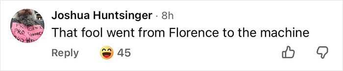 Comment by Joshua Huntsinger reacting humorously to a bizarre accusation involving Zach Braff in an online discussion.