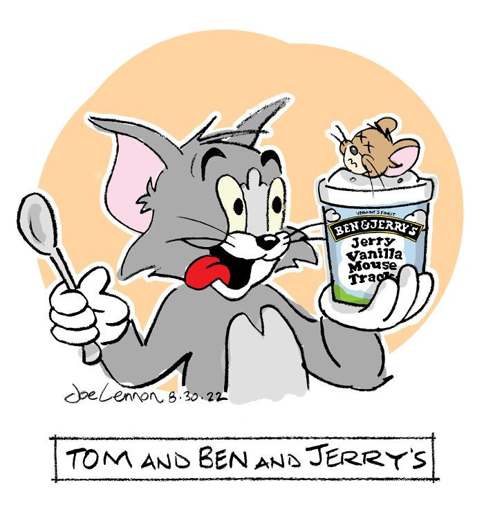 This Artist Turns Pop Culture Icons Into Clever, Unexpected One-Panel Jokes (50 New Comics)