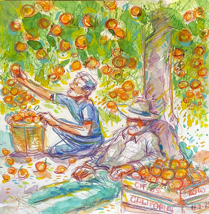 Artist Mehmet Saygin Captures Everyday Life In 30 Expressive Watercolor Sketches