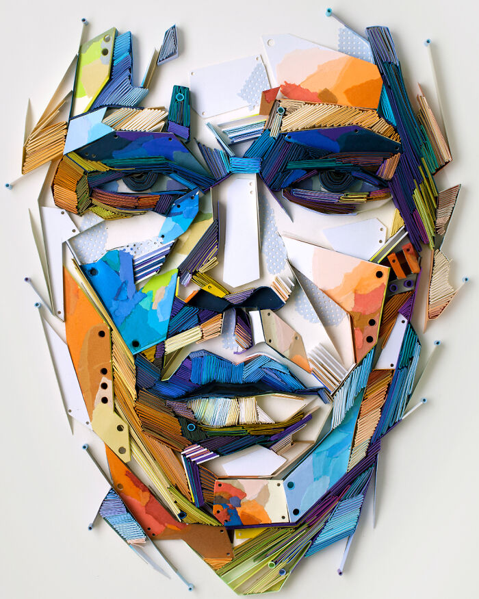 This Artist Uses Paper Instead Of Paint To Create Stunning Portraits (60 Pics)