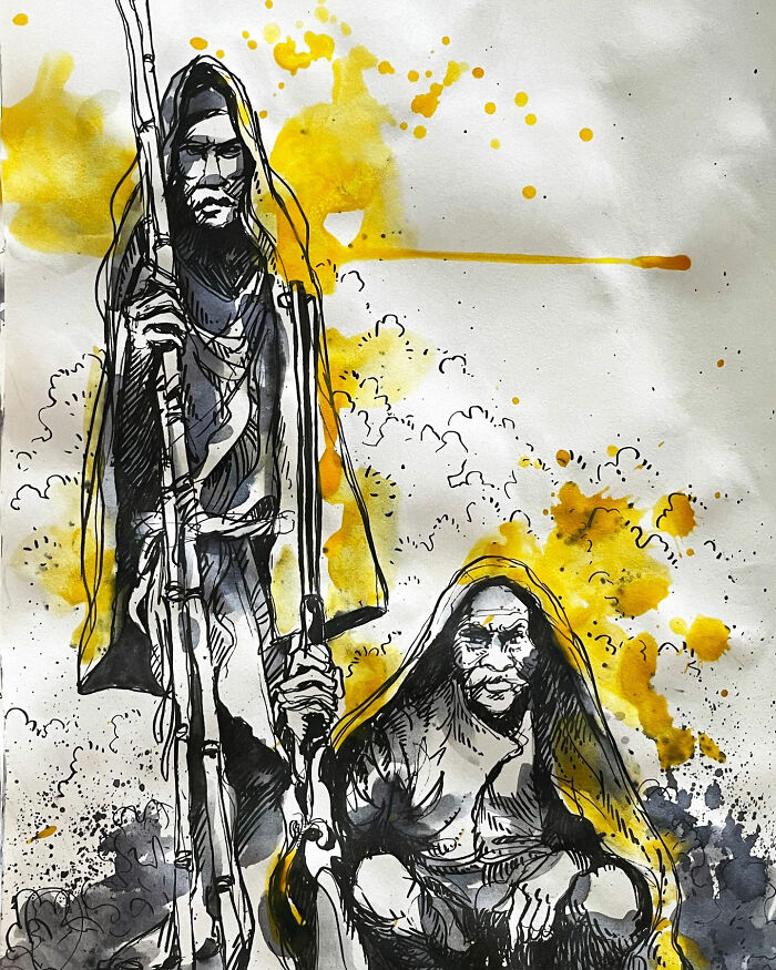 Artist Mehmet Saygin Captures Everyday Life In 30 Expressive Watercolor Sketches