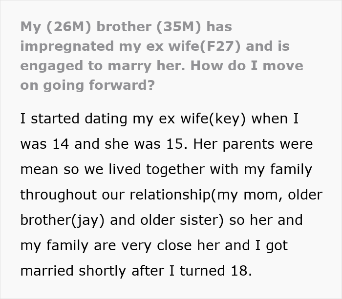 Lady Gets Pregnant With Ex's Bro, Ex Devastated After They Make It Public As He Suspects An Affair Lady Gets Pregnant With Ex's Bro, Ex Devastated After They Make It Public As He Suspects An Affair