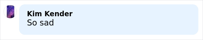 Comment from Kim Kender saying So sad, related to Eric Dane&rsquo;s cause of passing finally revealed after his heartbreaking loss.