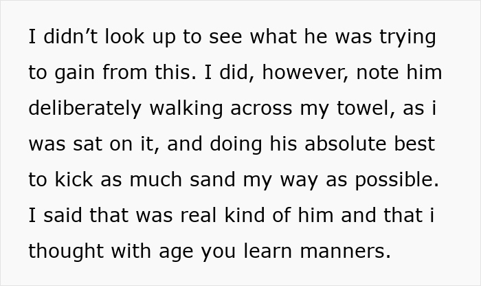 Elderly Beach Couple Tries To Intimidate Man, Gets Served Karma With Wind-Blown Sand