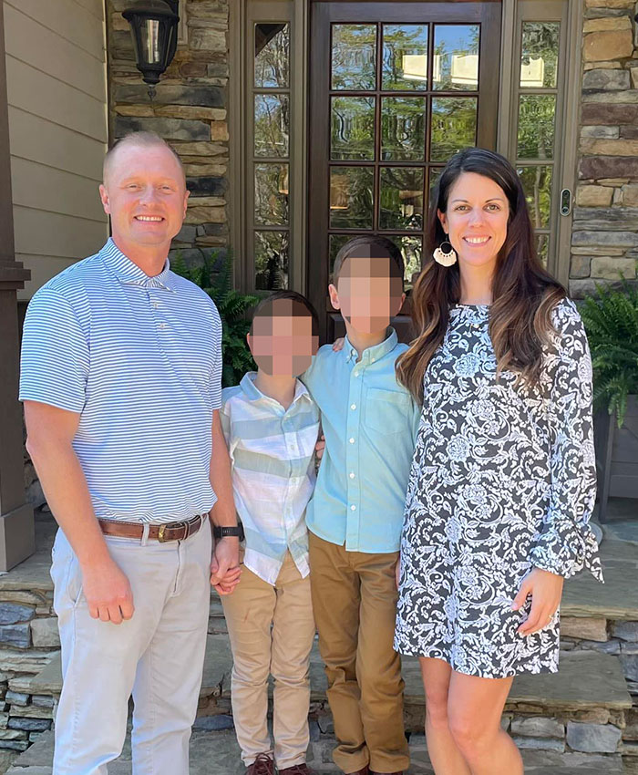 Family outside home after students prank on teacher goes tragically wrong, making a shocking decision together