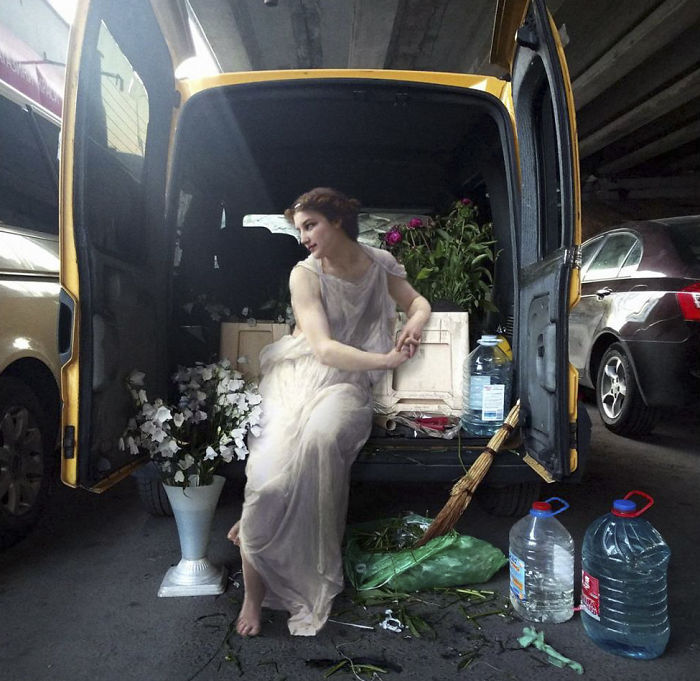 Artist Places People From Classical Paintings Into Modern Reality And They Fit Just Right