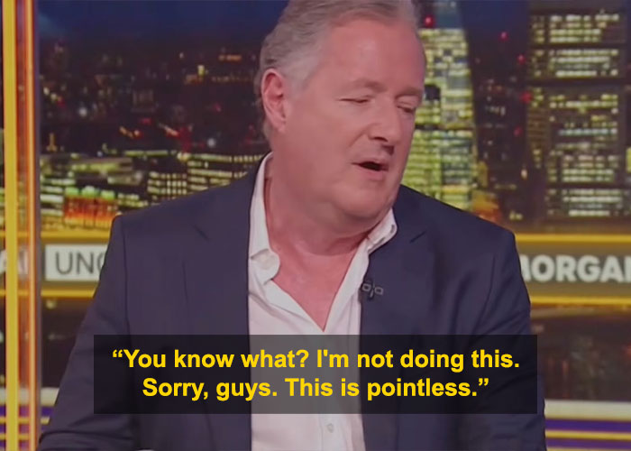 Piers Morgan sai de seu próprio programa após comentário grosseiro de Epstein do influenciador de ‘Manosphere’