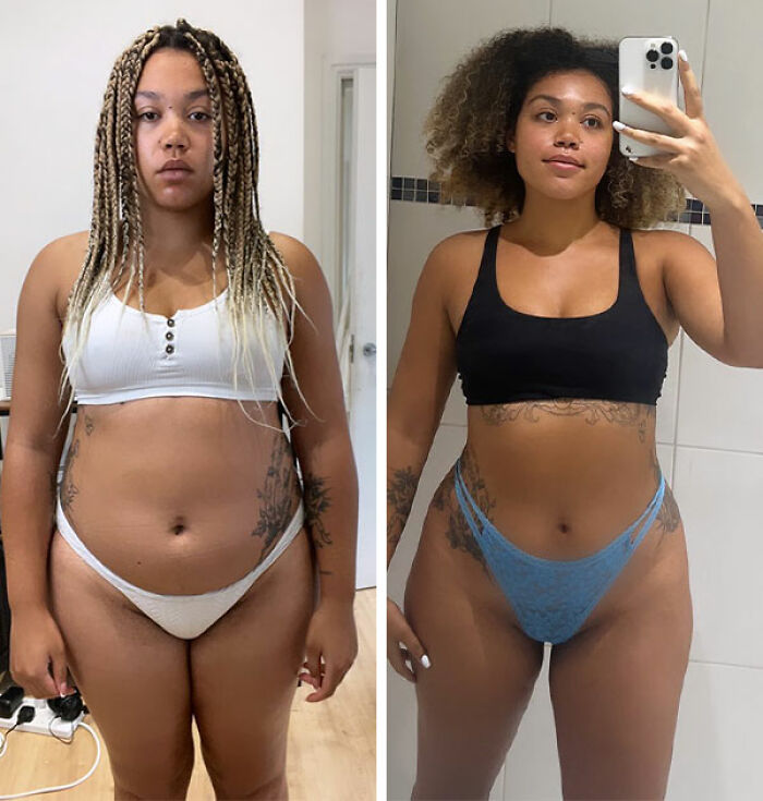 Bridgerton actress showing the impact mental health had on her body in before and after photos.