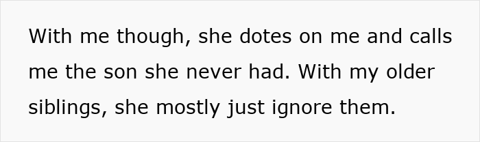 Text excerpt from a story about a bride horrified after uncovering why dad cut off his family, expressing mixed family emotions.