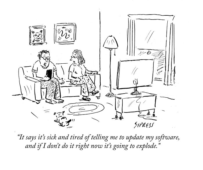 30 Everyday Family Moments That Become Brilliantly Awkward In David Sipress Cartoons