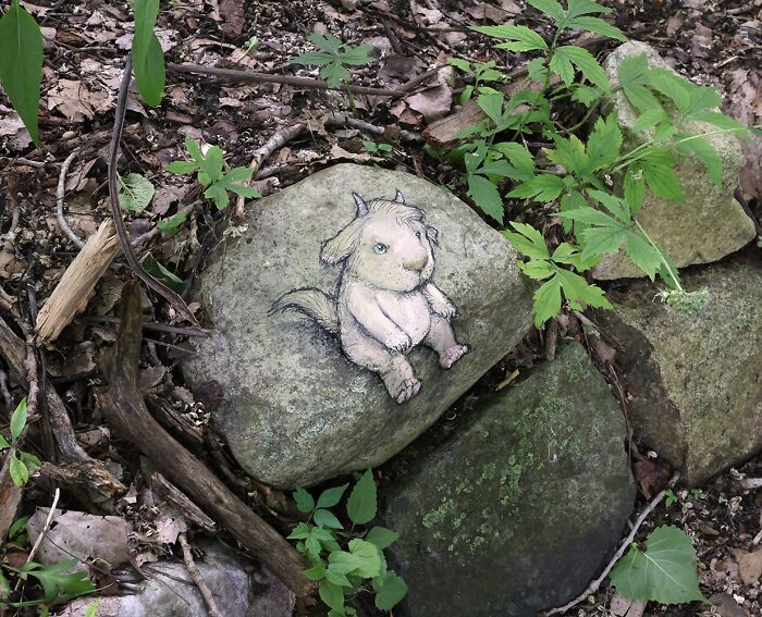 "Sylvia Is A Fierce Protector Of All Woodlands, Starting With This Rock"