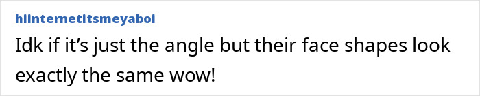 Comentário de texto em uma postagem de mídia social discutindo semelhanças no formato do rosto, relacionadas às observações de especialistas em linguagem corporal de Kylie Jenner e Timothée Chalamet. Comentário de texto em uma postagem de mídia social discutindo semelhanças no formato do rosto, relacionadas às observações dos especialistas em linguagem corporal de Kylie Jenner e Timothée Chalamet.