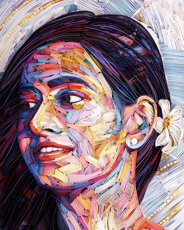 This Artist Uses Paper Instead Of Paint To Create Stunning Portraits (60 Pics)