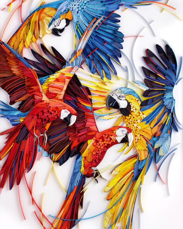 This Artist Uses Paper Instead Of Paint To Create Stunning Portraits (60 Pics)