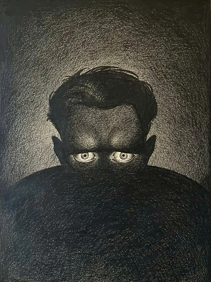 Paradise Lost, But His Fate, Circa 1940. Illustration By Charles Goeller