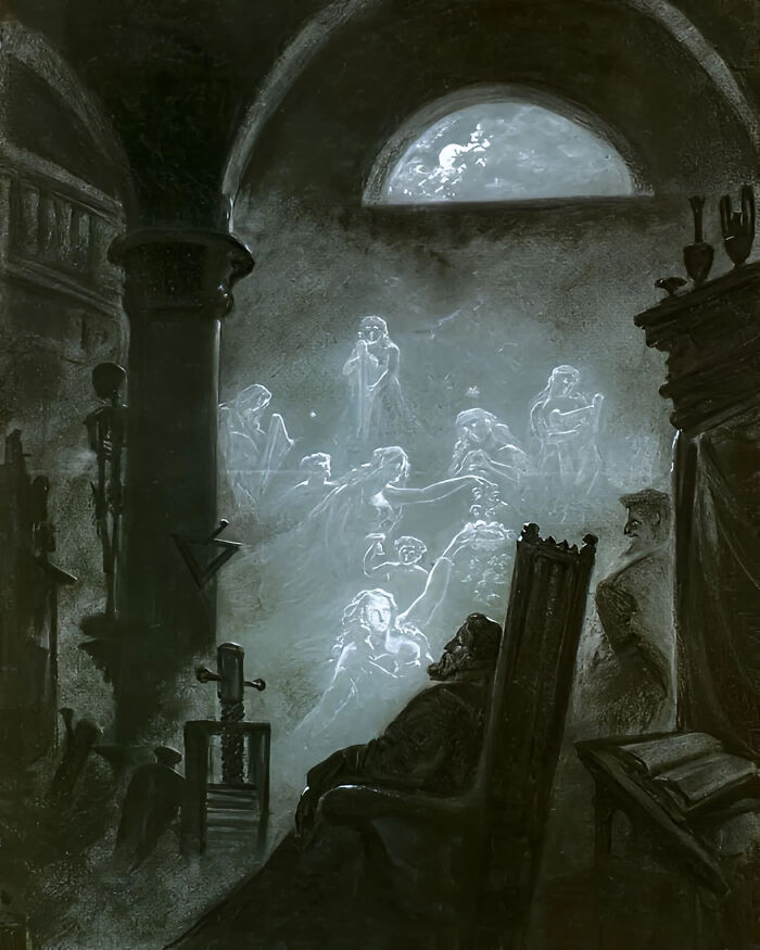 Faust’s Dream, Circa 1852 By Carl Gustav Carus (1789–1869)