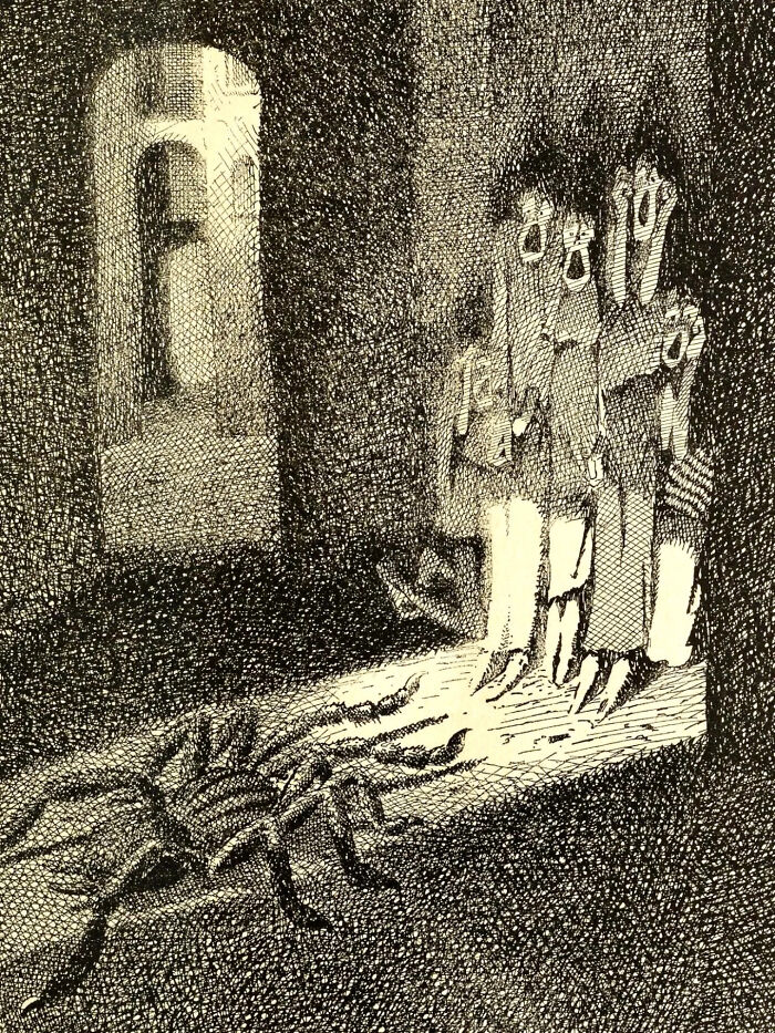 The Fear, Circa 1919. Illustration By Edwin Henel