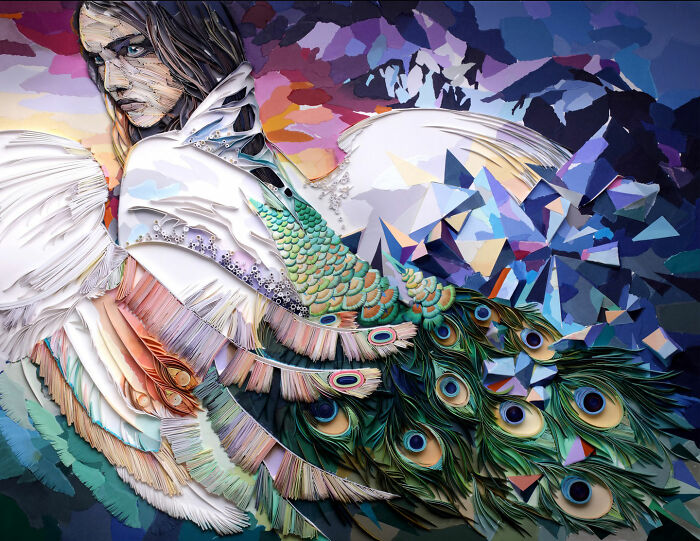 This Artist Uses Paper Instead Of Paint To Create Stunning Portraits (60 Pics)