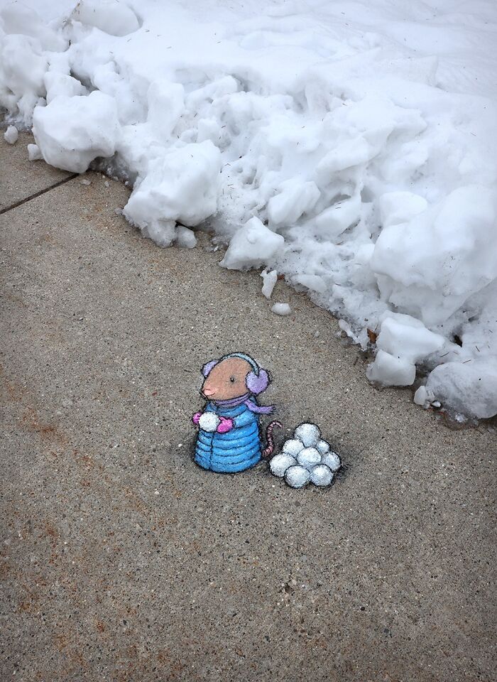 "Due To A Lack Of Opponents, Maude Soon Found That She Had Become A Collector Of Snowballs"