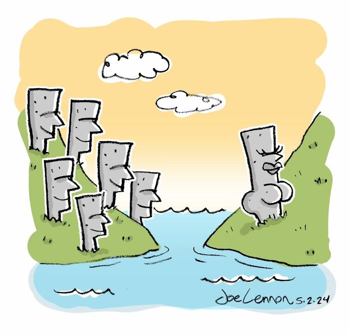 This Cartoonist Proves You Only Need One Panel To Make People Laugh (50 New Pics)