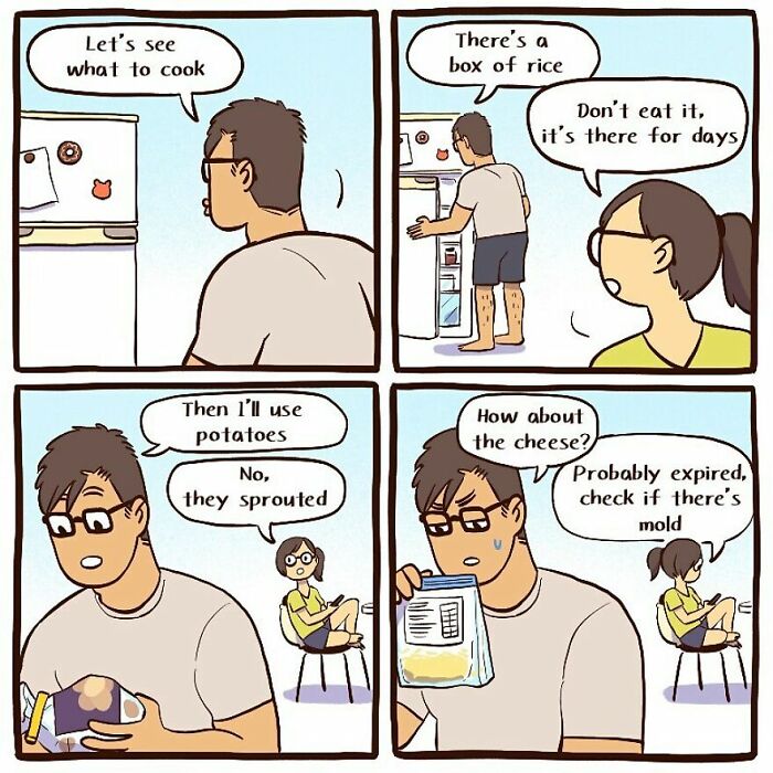 We Selected 50 Of The Funniest “It Guy & Art Girl” Relationship Comics By Bonnie Pang