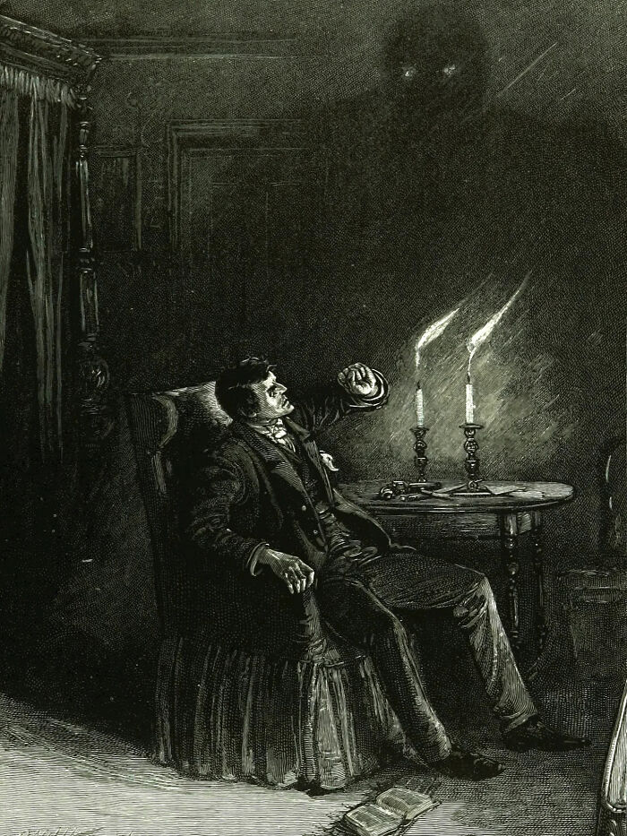 The Fool And Death, Circa 1924. Illustration By Fritz Silberbauer