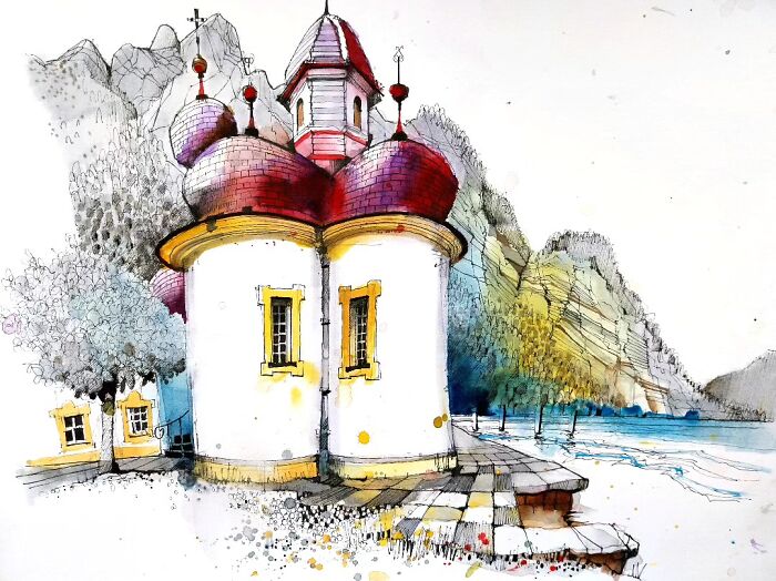 St Bartholomä On The Shore Of Königssee