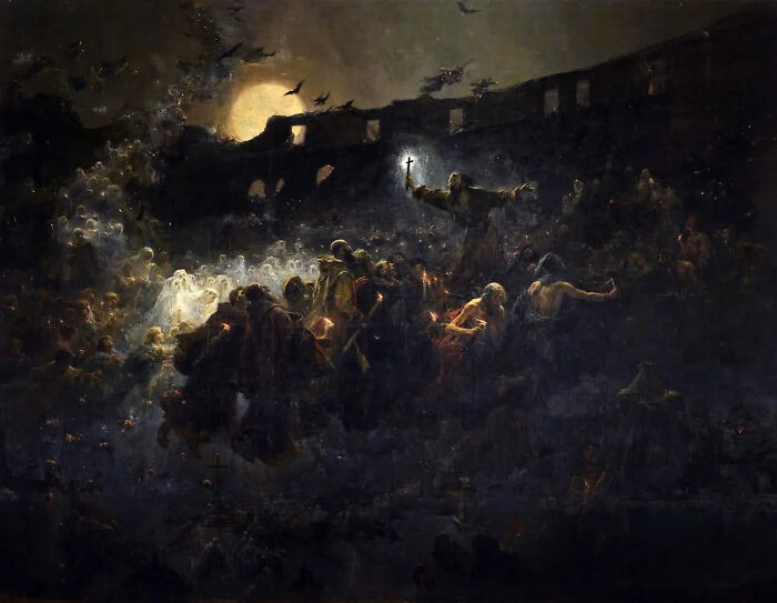 Vision In The Coliseum, Circa 1885 By José Benlliure Y Gil