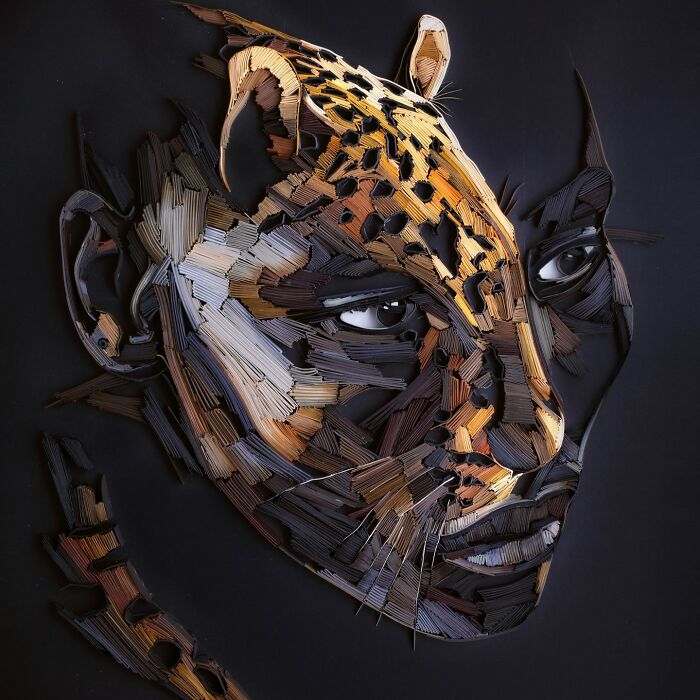 This Artist Uses Paper Instead Of Paint To Create Stunning Portraits (60 Pics)