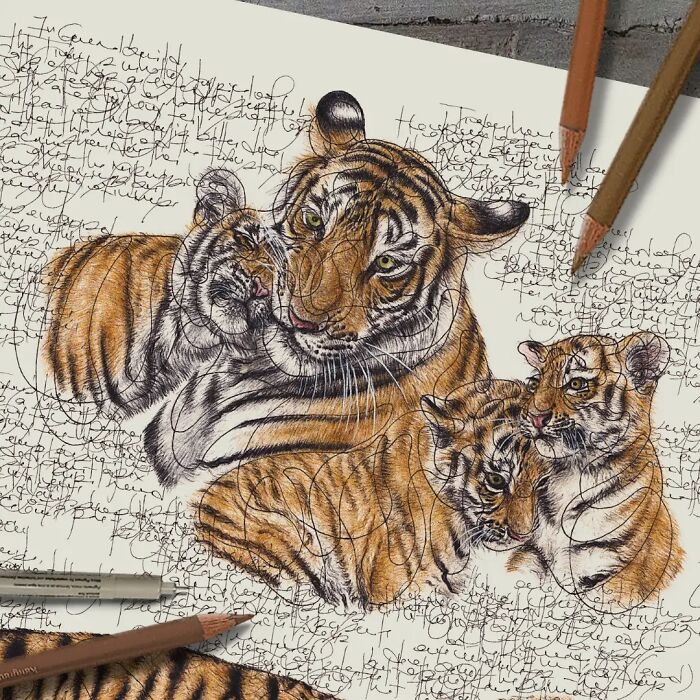 35 Beautiful Wildlife Sketches That Blend Scientific Detail With Artistic Wonder