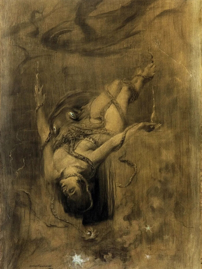 Topielica, Circa 1900 By Antoni Kamieński