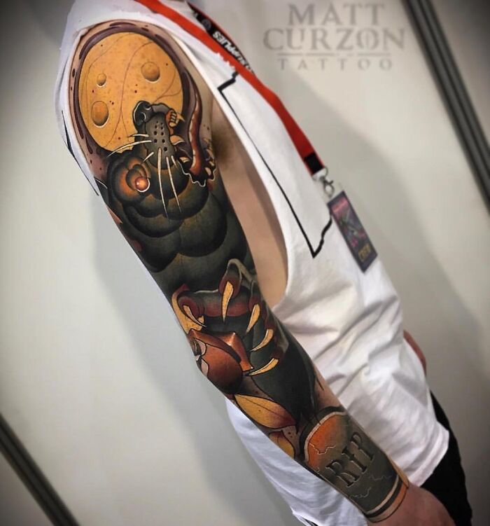 This Page Shared 26 Full Sleeve, Chest, And Back Tattoos That Show How Ink Transforms A Body