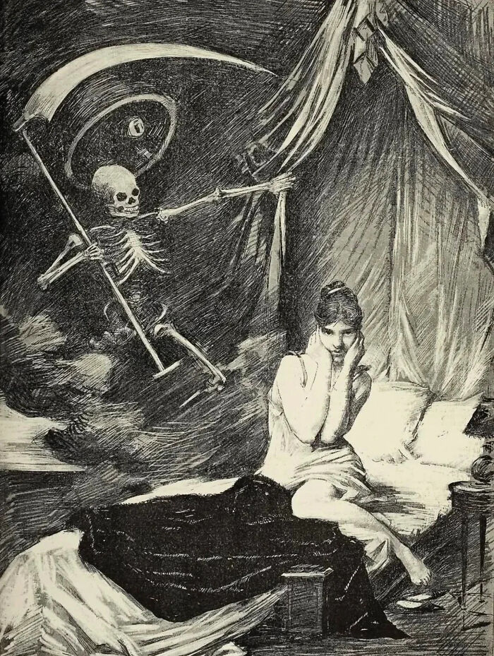 East Wind, Circa 1887. Illustration By Paul-François Quinsac