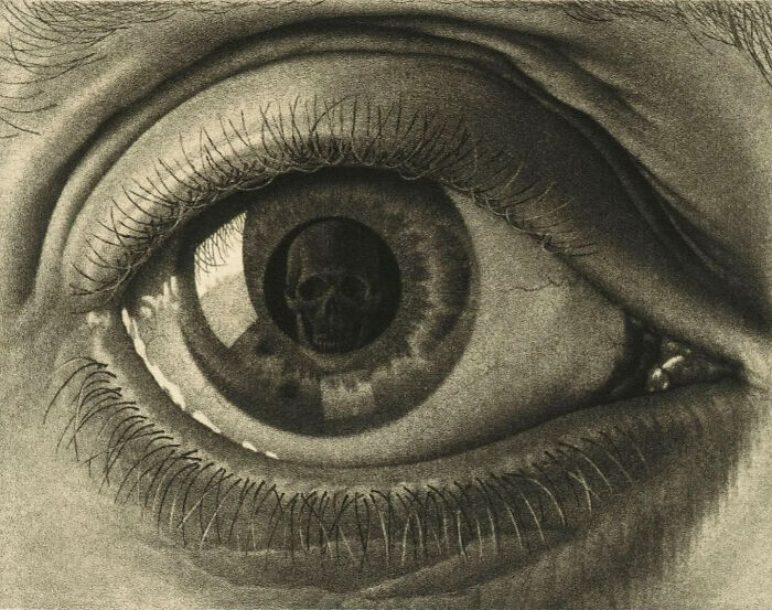 Eye, Circa 1946. Illustration By M.c. Escher (1898 - 1972)