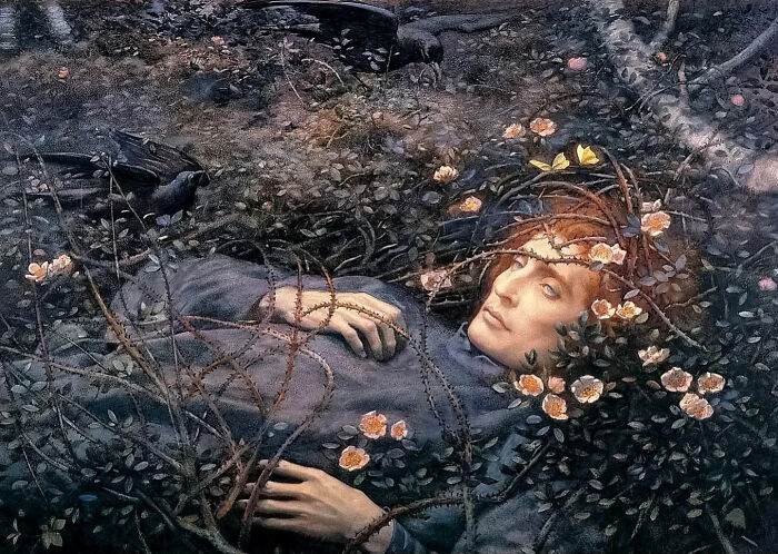 Oh, What’s That In The Hollow?, Circa 1895 By Edward Robert Hughes