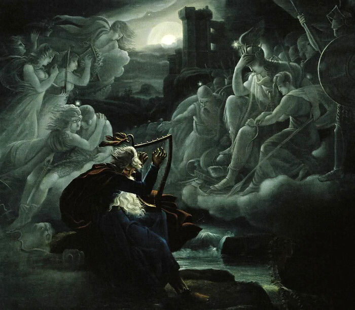 The Sorrows Of Ossian, Circa 1822, By Károly Kisfaludy