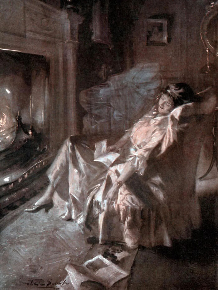 Kiss From The Trenches, Circa 1920. Illustration By John E. Sutcliffe