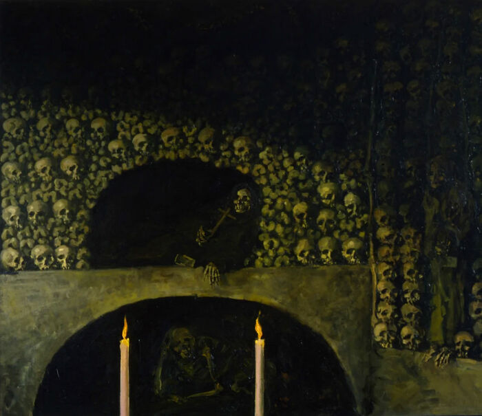 Crypt Of The Capuchin Friars By Oscar Parviainen (1880–1938)