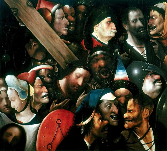 Christ Carrying The Cross, Circa 1530 By Hieronymus Bosch (Or Follower)
