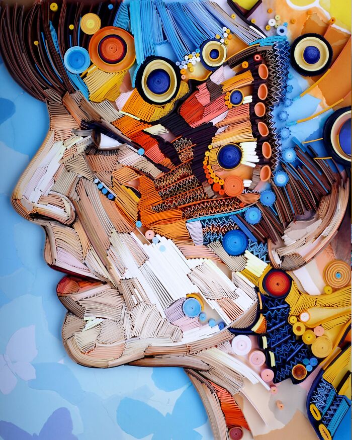 This Artist Uses Paper Instead Of Paint To Create Stunning Portraits (60 Pics)