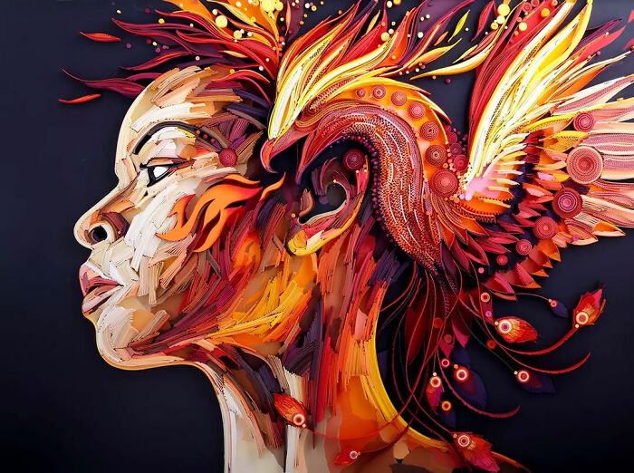 This Artist Uses Paper Instead Of Paint To Create Stunning Portraits (60 Pics)