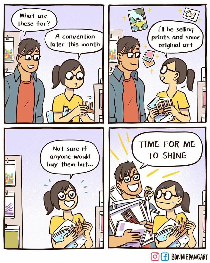 We Selected 50 Of The Funniest “It Guy & Art Girl” Relationship Comics By Bonnie Pang